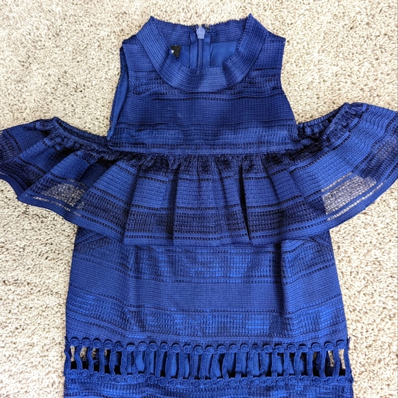 Bebe off-shoulder midi dress - Picture 1 of 5